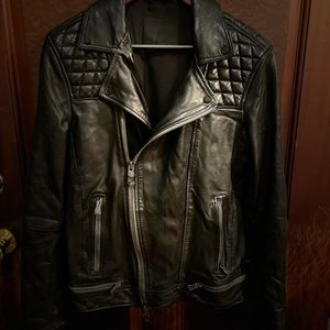 All Saints Leather Jacket MENS Size M *New*